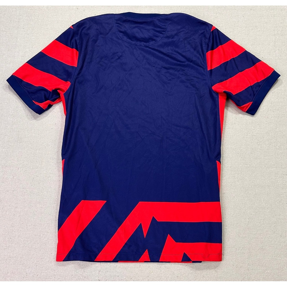Nike Men's Small USA Soccer USMNT Pre-Match Training Jersey Red Navy Blue - Picture 6 of 7